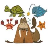Sizzix Thinlits Stanze Set 23PK - Under the Sea #2, Colorize by Tim Holtz