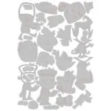 Sizzix Thinlits Stanze Set 28PK - Costume Party, Colorize by Tim Holtz