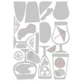 Sizzix Thinlits Stanze Set 24PK - Happy Hour by Tim Holtz
