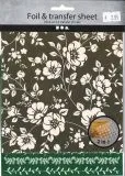 Dekofolie mit Transferblatt - Blumen