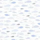 Bastelkarton A4 Fische wei�
