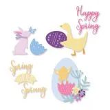 Sizzix Thinlits Stanze Set 15PK - Spring Has Sprung