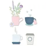 Sizzix Thinlits Stanze Set 23PK - Tea Cups