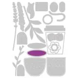 Sizzix Thinlits Stanze Set 23PK - Tea Cups