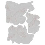 Sizzix Thinlits Stanze Set 3PK - Brushstroke Butterflies by Tim Holtz