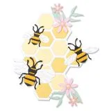 Sizzix Thinlits Stanze Set 11PK - Bee Hive