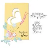 Sizzix Framelits Stanze Set 6PK w/4PK Stamps - Butterfly Wishes
