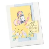 Sizzix Framelits Stanze Set 6PK w/4PK Stamps - Butterfly Wishes