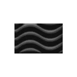 Schult�te aus 3D Wellkarton 68cm schwarz