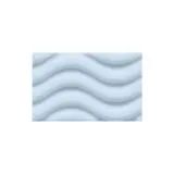 Schult�te aus 3D Wellkarton 41cm hellblau