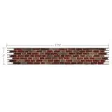 Sizzix Sizzlits Decorative Strip Stanze - Brick Wall by Tim Holtz