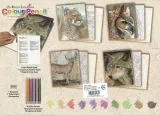 Colour Pencil by Numbers - Wildtiere