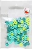 Katsuki Beads Mix t�rkis ocean 6mm ca. 100 St�ck