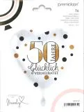 Folienballon 50 Jahre gl�cklich verheiratet