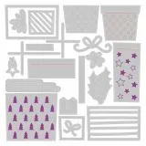 Sizzix Thinlits Stanze Set 21PK - Festive Gifts