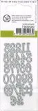 Craft Emotions Stanze Typewriter Zahlen 12mm