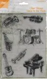 Joy! Cafts Clear Stamps - Musikinstrumente