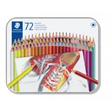 FARBSTIFT BUNTSTIFT, 3 MM, BUNT, METALLETUI MIT 72 STIFTEN