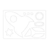 Sizzix Bigz L Stanze - 666030 Space Rocket