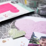 Sizzix 3-D Textured Impressions Embossing Folder - Mark Making Hearts