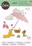 Sizzix Thinlits Stanze Set 13PK - Rainy Day