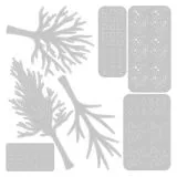 Sizzix Thinlits Stanze Set 7PK - Seasonal Trees