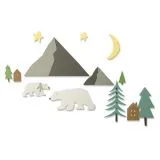 Sizzix Thinlits Stanze Set 16PK - Arctic Bear by Emily Tootle