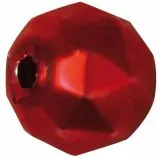 Glas-Rautenperlen 13mm 8St rot matt (Restbestand)