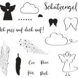 Rayher Clear Stamps Schutzengel