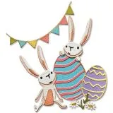 Sizzix Thinlits Stanze Set 15PK - Bunny Games by Tim Holtz