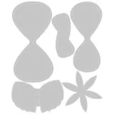 Sizzix Thinlits Stanze Set 5PK - Classic Rose