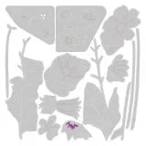 Sizzix Thinlits Die Set 14PK - In the Meadow by Alexis Trimble