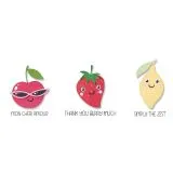 Sizzix Thinlits Die Set 8PK w/3PK Stamps - Fruity Friends #1 by Pete Hughes