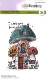 Cleastamps A6 - Maison Mushroom