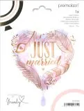Folienballon JUST married
