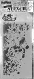 Tim Holtz Layered Stencil 4.125X8.5 - Grime