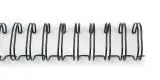 Metallspiralen f�r Cinch-Bindemaschine 1,6cm 28cm 2 St�ck schwarz