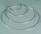 Metallring 3mm 20cm silber
