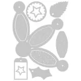 Sizzix Thinlits Die Set - 11PK 3D Lantern by Olivia Rose