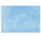 3-D Textured Impressions Embossing Folder - Winter Village