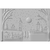 3-D Textured Impressions Embossing Folder - Winter Village