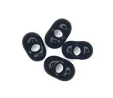 Papillon Rocailles 2x4 mm schwarz