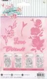 StudioLight Little Blossom cutting die Love Friends