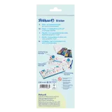 Sticker f�r Deckfarbkasten K12 / K24 T�rkis/Herzen