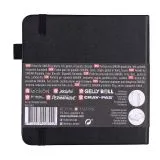 SAKURA Skizzen/Notizbuch 12 x 12 cm 80 Blatt in Schwarz 140g