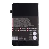 SAKURA Skizzen/Notizbuch 13 x 21 cm 80 Blatt in Schwarz 140g