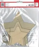 Holz Deko Stern 3 St�ck in Set