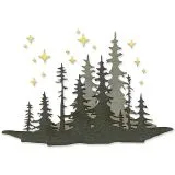 Sizzix Thinlits Die Set 3PK - Forest Shadows by Tim Holtz