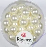 Renaissance Glaswachsperlen, 8 mm � wei�