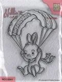 Nellies Choice • Nellies Cuties Clear Stamp Parachuting Bunny
